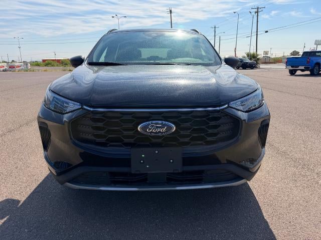 2025 Ford Escape ST-Line in Black — front three-quarter view