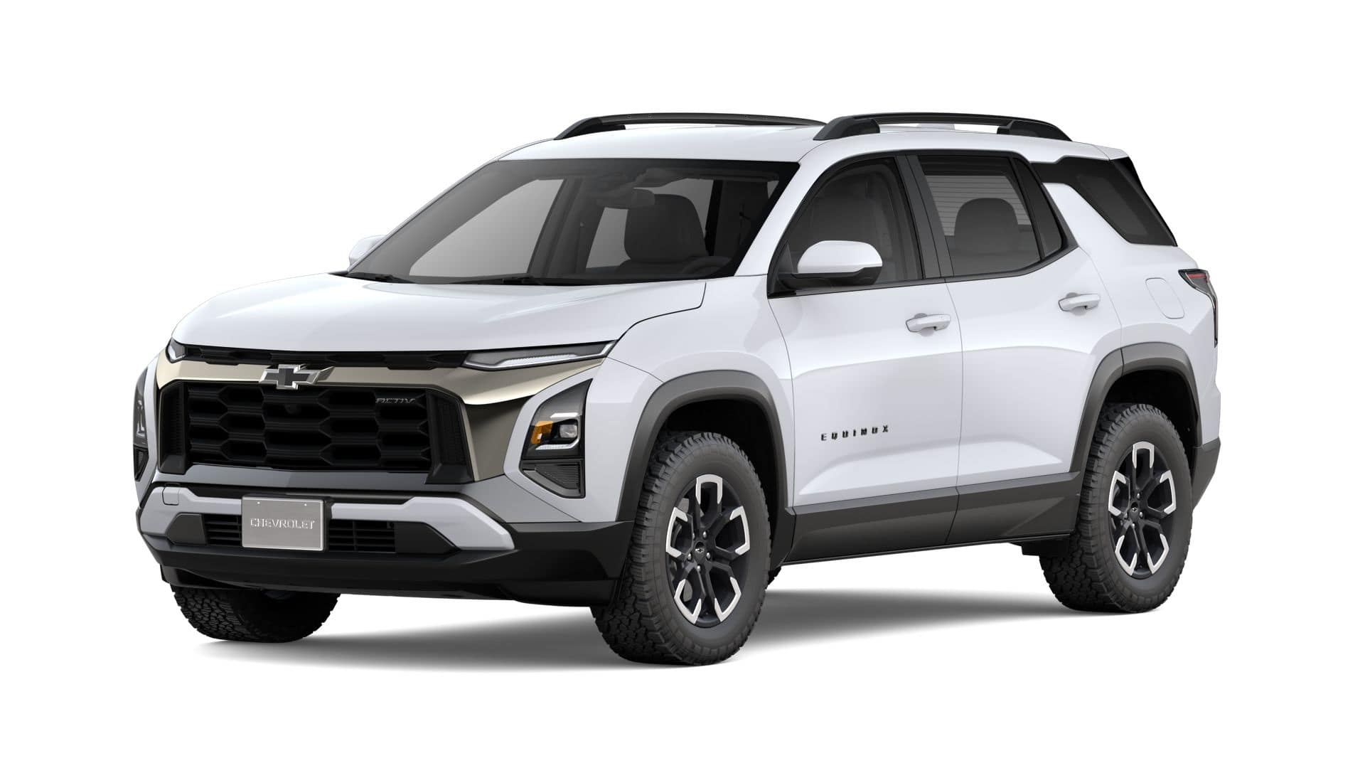 2027 Chevrolet Equinox FWD ACTIV in Polar White Tricoat — front three-quarter view