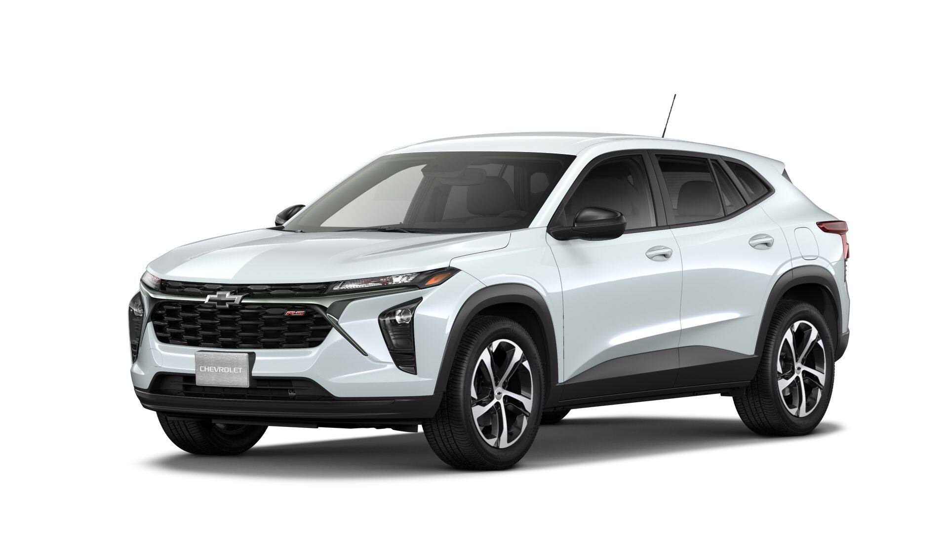 2026 Chevrolet Trax 1RS in Summit White — front three-quarter view