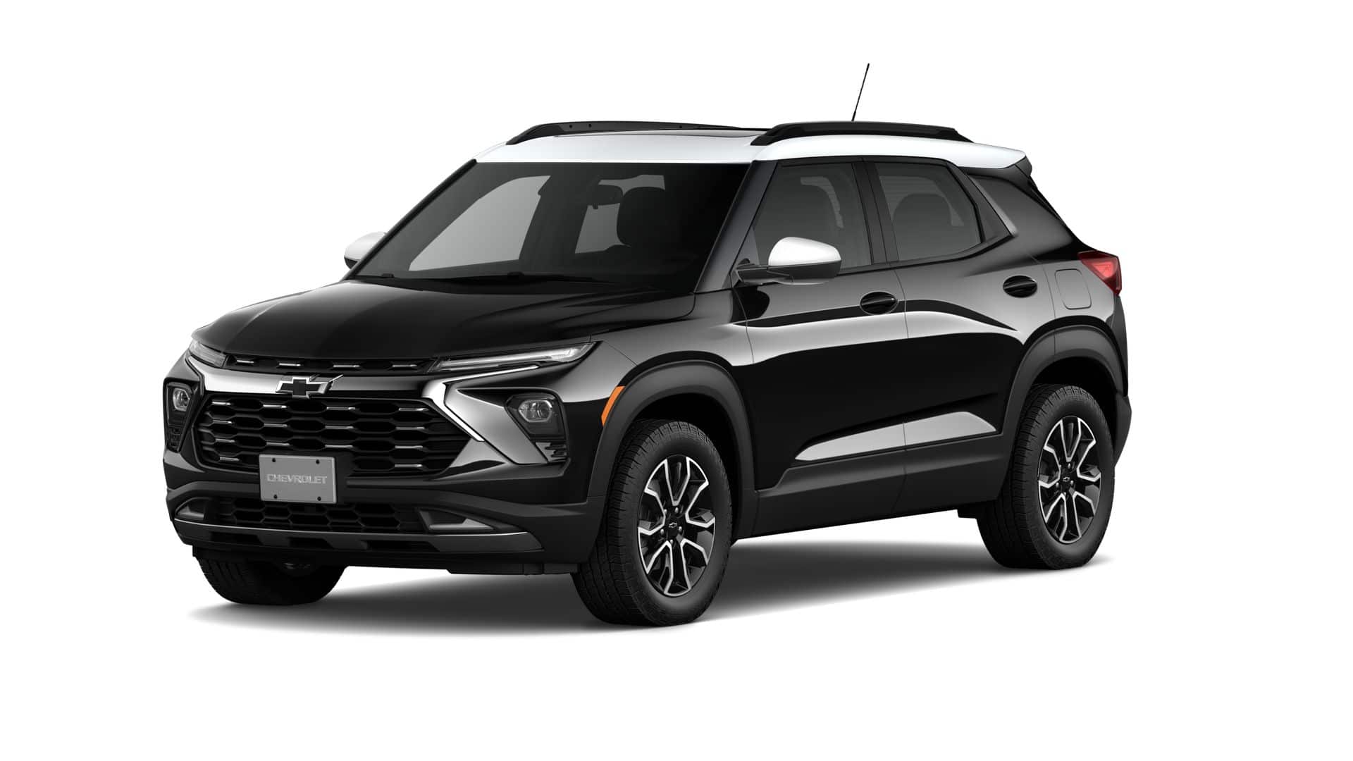 2026 Chevrolet Trailblazer ACTIV in Mosaic Black Metallic — front three-quarter view
